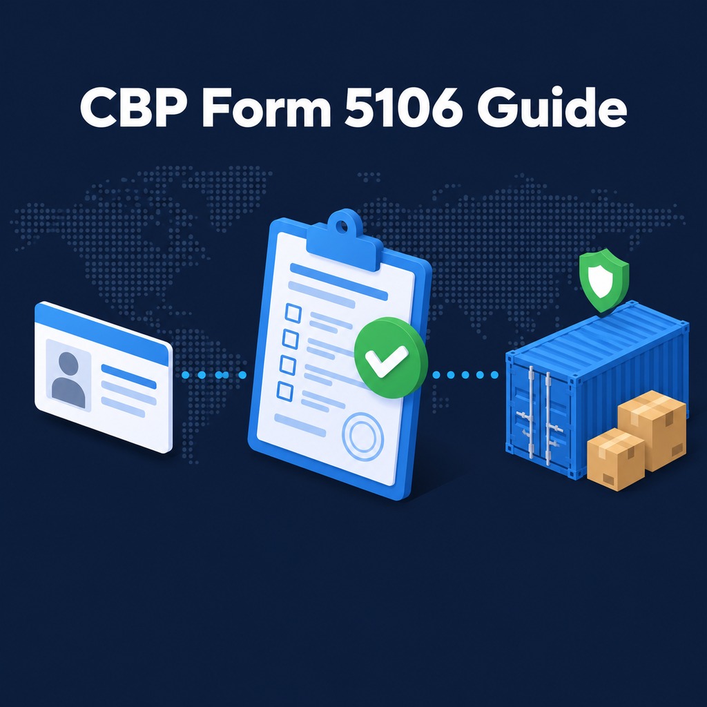 CBP Form 5106 Guide for First-Time Importers